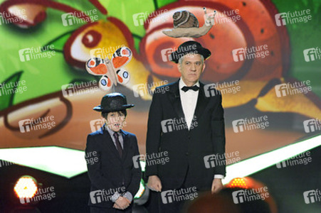 Ilja Richter mit Sohn Kolja Richter