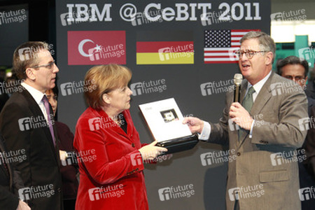 Martin Jetter, Angela Merkel, Samuel Palmisano