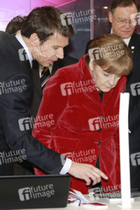 René Obermann, Angela Merkel