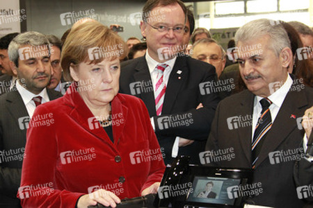 Angela Merkel, Stephan Weil, Binali Yildirim