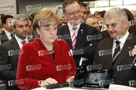 Angela Merkel, Stephan Weil, Binali Yildirim