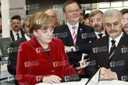 Angela Merkel, Stephan Weil, Binali Yildirim
