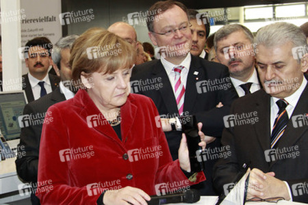 Angela Merkel, Stephan Weil, Binali Yildirim