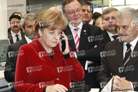 Angela Merkel, Stephan Weil, Binali Yildirim