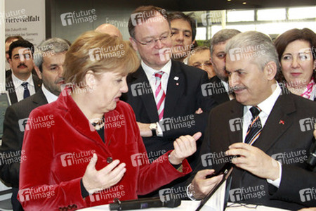 Angela Merkel, Stephan Weil, Binali Yildirim