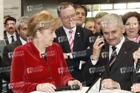 Angela Merkel, Stephan Weil, Binali Yildirim