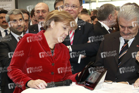 Angela Merkel, Stephan Weil, Binali Yildirim