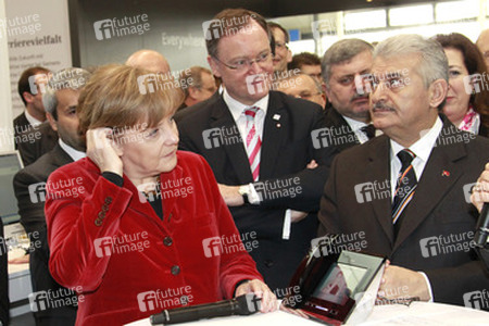 Angela Merkel, Stephan Weil, Binali Yildirim
