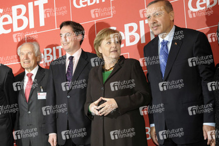 August-Wilhelm Scheer, David McAllister, Angela Merkel, Recep Tayyip Erdogan