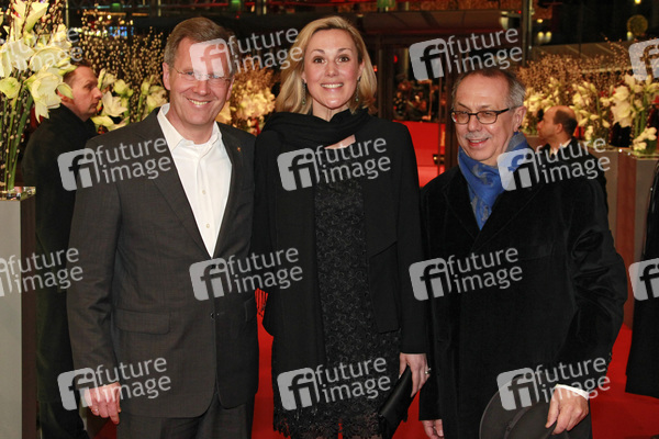 Christian Wulff mit Gattin Bettina, Dieter Kosslick
