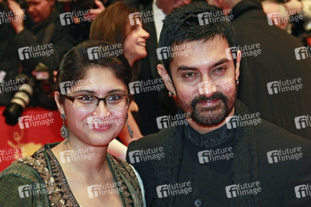 Aamir Khan mit Gattin Kiran Rao