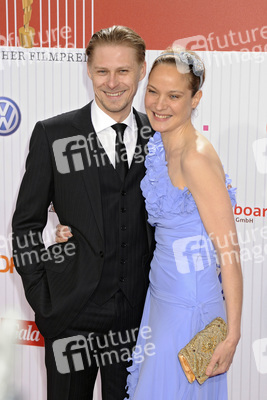 Jeanette Hain mit Begleitung