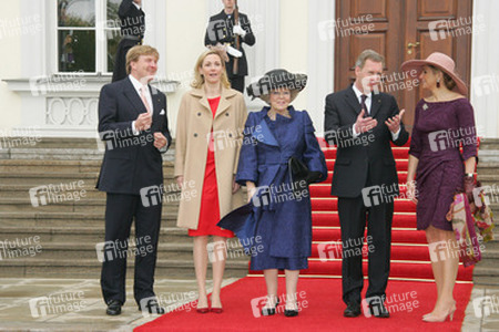 Willem-Alexander von Oranien-Nassau, Bettina Wulff, Königin Beatrix, Christian Wulff, Maxima Zorreguieta