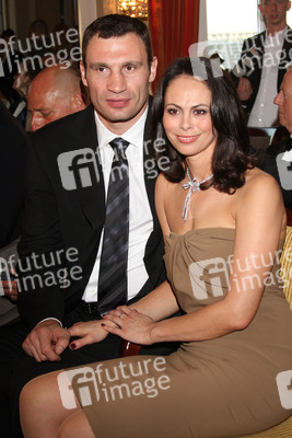 Vitali Klitschko mit Ehefrau Natalia