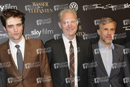 Robert Pattinson, Francis Lawrence, Christoph Waltz