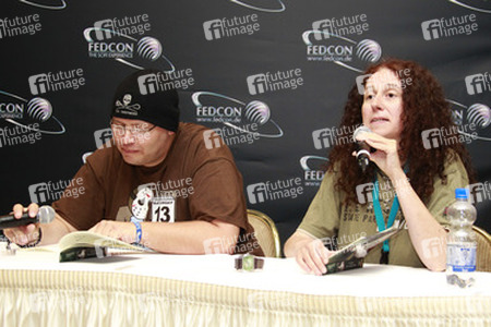 Claudia Kern mit Co-Leser Tom