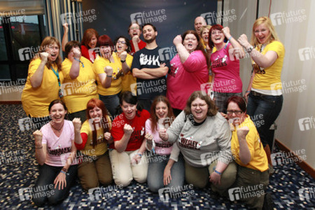 Wil Wheaton mit den 'Wesley Crushers'