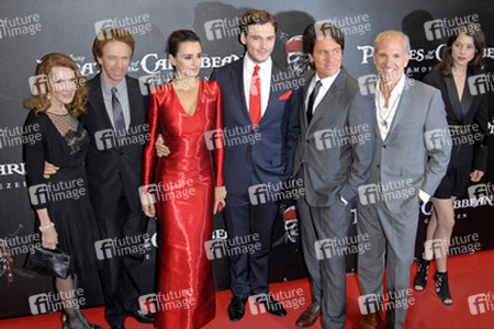 Jerry Bruckheimer, Penélope Cruz, Sam Claflin, Rob Marshall, Astrid-Berges Frisbey