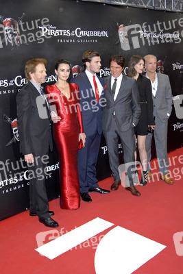 Jerry Bruckheimer, Penélope Cruz, Sam Claflin, Rob Marshall, Astrid-Berges Frisbey