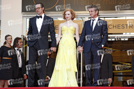 Brad Pitt, Jessica Chastain, Sean Penn