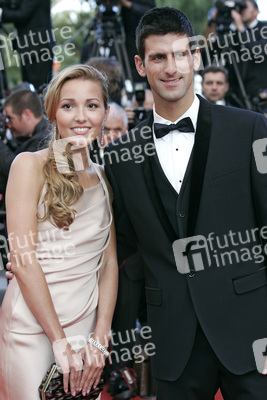 Novak Dokovic mit Freundin Jelena Ristic