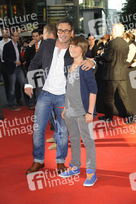 Jan Sosniok mit Sohn Jonas