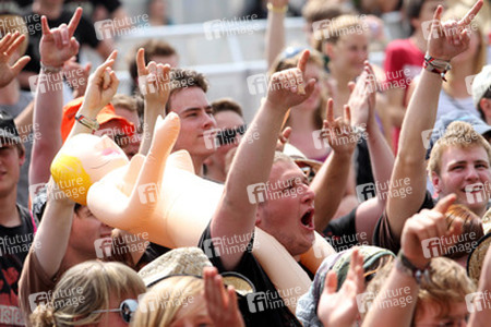 Fans beim 'Rock am Ring Festival'