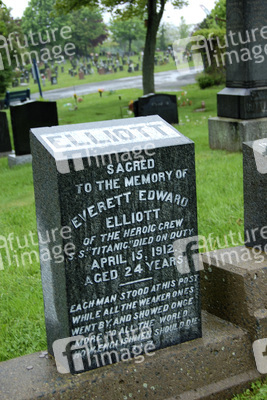 Fairfield Friedhof mit den Gräbern von Titanic Opfern