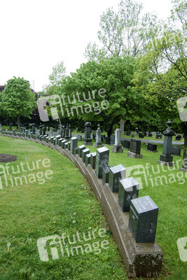 Fairfield Friedhof mit den Gräbern von Titanic Opfern