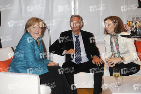 Angela Merkel, Peter Frey, Bettina Schausten