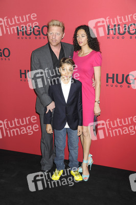 Boris Becker mit Ehefrau Lilly und Sohn Elias