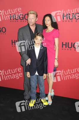 Boris Becker mit Ehefrau Lilly und Sohn Elias