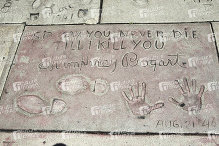Hand- und Schuhabdrücke von Humphrey Bogart