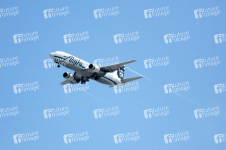 Startendes Flugzeug am Los Angeles International Airport (LAX)