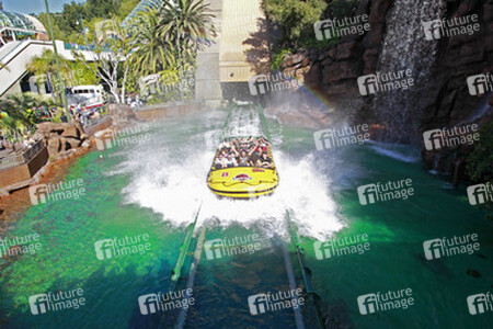 Jurassic Park Ride in den Universal Studios Hollywood