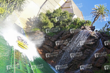 Jurassic Park Ride in den Universal Studios Hollywood