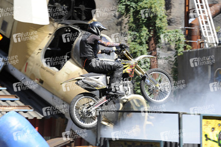 Die Stuntshow im Vulkan