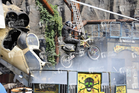 Die Stuntshow im Vulkan