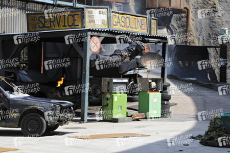 Die Stuntshow im Vulkan