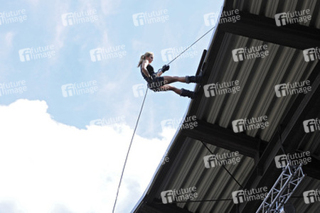 Die Stuntshow im Vulkan