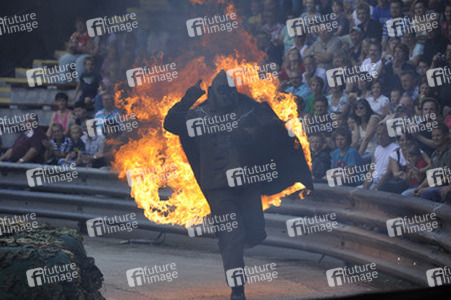 Die Stuntshow im Vulkan