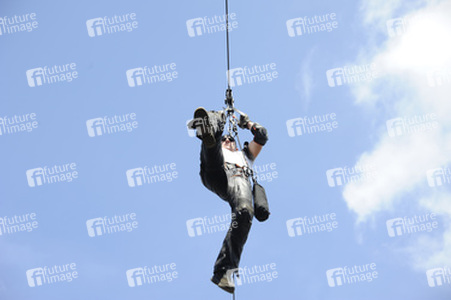 Die Stuntshow im Vulkan