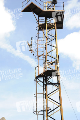 Die Stuntshow im Vulkan