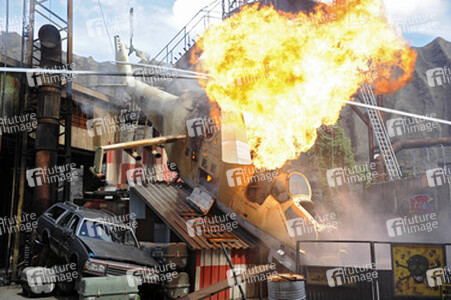 Die Stuntshow im Vulkan