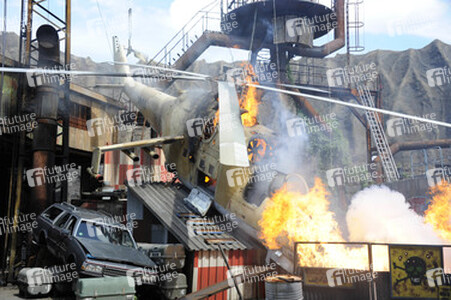 Die Stuntshow im Vulkan