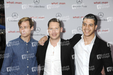 David Kross, Marco Kreuzpaintner mit Ehemann Gilardi