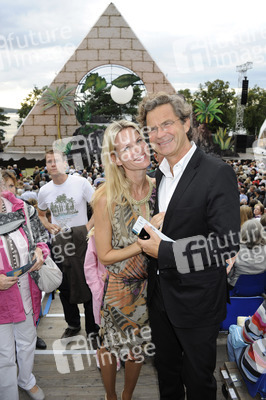 Florian Langenscheidt mit Lebensgefährtin Miriam Friedrich