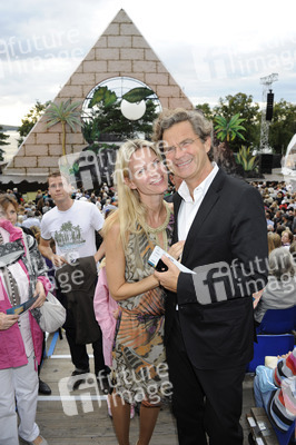 Florian Langenscheidt mit Lebensgefährtin Miriam Friedrich