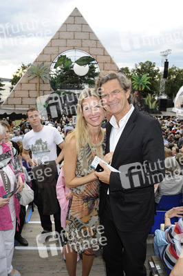 Florian Langenscheidt mit Lebensgefährtin Miriam Friedrich