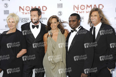Deborra-Lee Furness, Hugh Jackman, Donna Karan, Clifton Bieundurry, Russell James